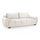 Zura Plush Velvet Large 3 Seater Sofa