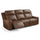Barcino Electric Reclining 3 Seater Leather Look USB Charging