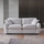 Berti 2 Seater Fabric Sofa Beige or Grey