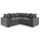 Colby 5 Seater L Shaped Corner Sofa Fabric