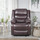 Cortland Leather Look Manual Reclining Armchair