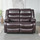 Cortland Leather Look Manual Reclining Sofa Suite 3 + 2