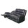 Cortland Leather Look Manual Reclining 3 Seater Sofa