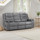 Orlando Leather Look Electric 3 Seater Recliner Sofa