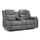 Orlando Leather Look Electric 2 Seater Recliner Sofa