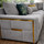 Juno Modern Fabric 5 Seater L Shaped Corner sofa