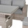 Outdoor Rattan Corner Sofa Set with Rising Table & Cushions