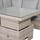 Outdoor Rattan Corner Sofa Set with Rising Table & Footstool