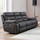 Renzo Grey Recliner Sofa Suite 3 Seater + 2 Armchairs Electric USB