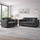 Ascott Sofa Set 3 + 2 Seater Chenille Fabric Beige or Charcoal