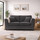 Ascott Sofa Set 3 + 2 Seater Chenille Fabric Beige or Charcoal