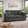 Ascott Sofa Set 3 + 2 Seater Chenille Fabric Beige or Charcoal