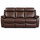 Ferndale Sofa Suite 3 + 2 Recliner Brown Leatheraire