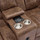 Juniper Electric Recliner 3+2+1 Sofa Set USB Cup Holders Brown or Grey