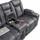 Juniper Electric Recliner 3+2+1 Sofa Set USB Cup Holders Brown or Grey