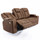 Juniper Electric Recliner 3+1+1 Sofa Set USB Cup Holders Brown or Grey