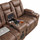 Juniper Electric Recliner 2+1+1 Sofa Set USB Cup Holders Brown or Grey