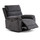 Sicily Grey Chenille Reclining Armchair