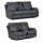Tokyo 3 + 2 Sofa Suite Grey Electric Power Recliners