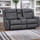 Tara Grey Leather Look Manual Reclining 2 + 1 + 1