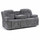 Unico Grey Fabric Electric Reclining 3 + 2 Sofa Suite