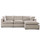 Symphony Modular 3-4 Seater L shaped Corner Sofa Pearl