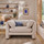 Chester Cream Boucle Fabric 3 + 1 + 1 - 3 Piece Sofa Suite