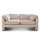 Chester Cream Boucle Fabric 2 Seater Sofa