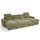 Blake U Shaped Fabric Corner Sofa Bed