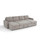 Seattle U Shaped Fabric Corner Sofa Bed