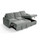 Seattle L Shaped 4 Seater Fabric Corner Sofa Bed