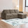 Seattle L Shaped 4 Seater Fabric Corner Sofa Bed