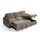 Seattle L Shaped 4 Seater Fabric Corner Sofa Bed