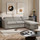 Ria L Shaped 4 Seater Fabric Corner Sofa Bed