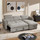 Ria L Shaped 4 Seater Fabric Corner Sofa Bed