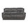 Mendoza Electric Reclining Grey Plush Velvet 3 + 1 + 1