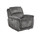 Mendoza Electric Reclining Grey Plush Velvet 3 + 2 + 1