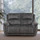 Mendoza Electric Reclining Grey Plush Velvet 3 + 2 + 1