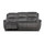 Mendoza Electric Reclining Grey Plush Velvet Sofa Suite