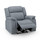 Linden Grey Fabric Reclining Sofa Suite 3 + 1 + 1