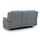 Linden Grey Fabric Reclining Sofa Suite 3 + 2 + 1