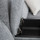 Linden Grey Fabric Reclining Sofa Suite 2 + 1 + 1