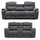 Anna Electric Reclining Grey Sofa Suite