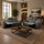 Anna Electric Reclining Grey Sofa Suite