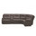 Jax Right Hand Facing Grey Fabric Electric Reclining 4 Seater Sofa