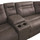 Jax Right Hand Facing Grey Fabric Electric Reclining 4 Seater Sofa