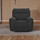 Lois Midnight Black Electric Reclining 3 Piece Sofa Suite 2 + 1 + 1