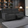 Lois Midnight Black Electric Reclining Sofa Suite 3 + 2