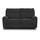 Lois Midnight Black Electric Reclining Sofa Suite 3 + 2