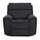 Lois Midnight Black Electric Reclining 3 Piece Sofa Suite 3 + 1 + 1